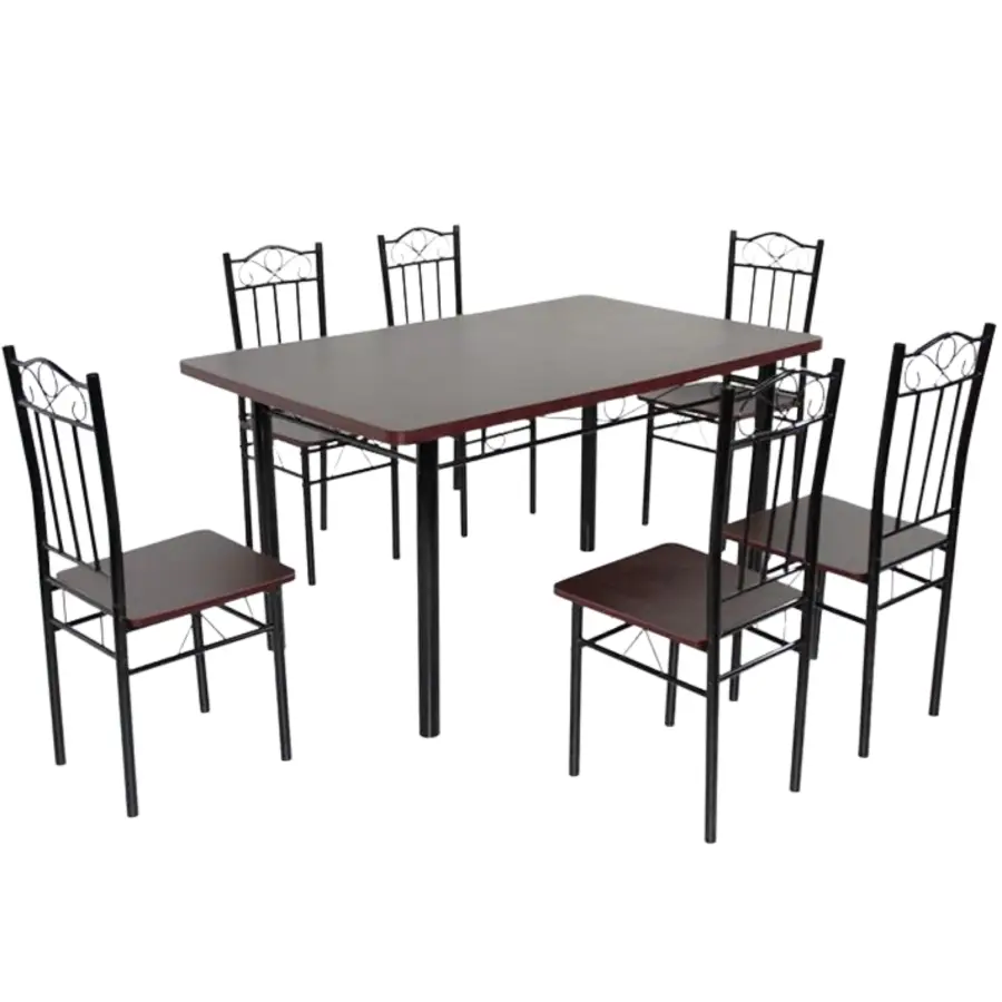 DS-024 Mahogany 6-SEATER DINING SET