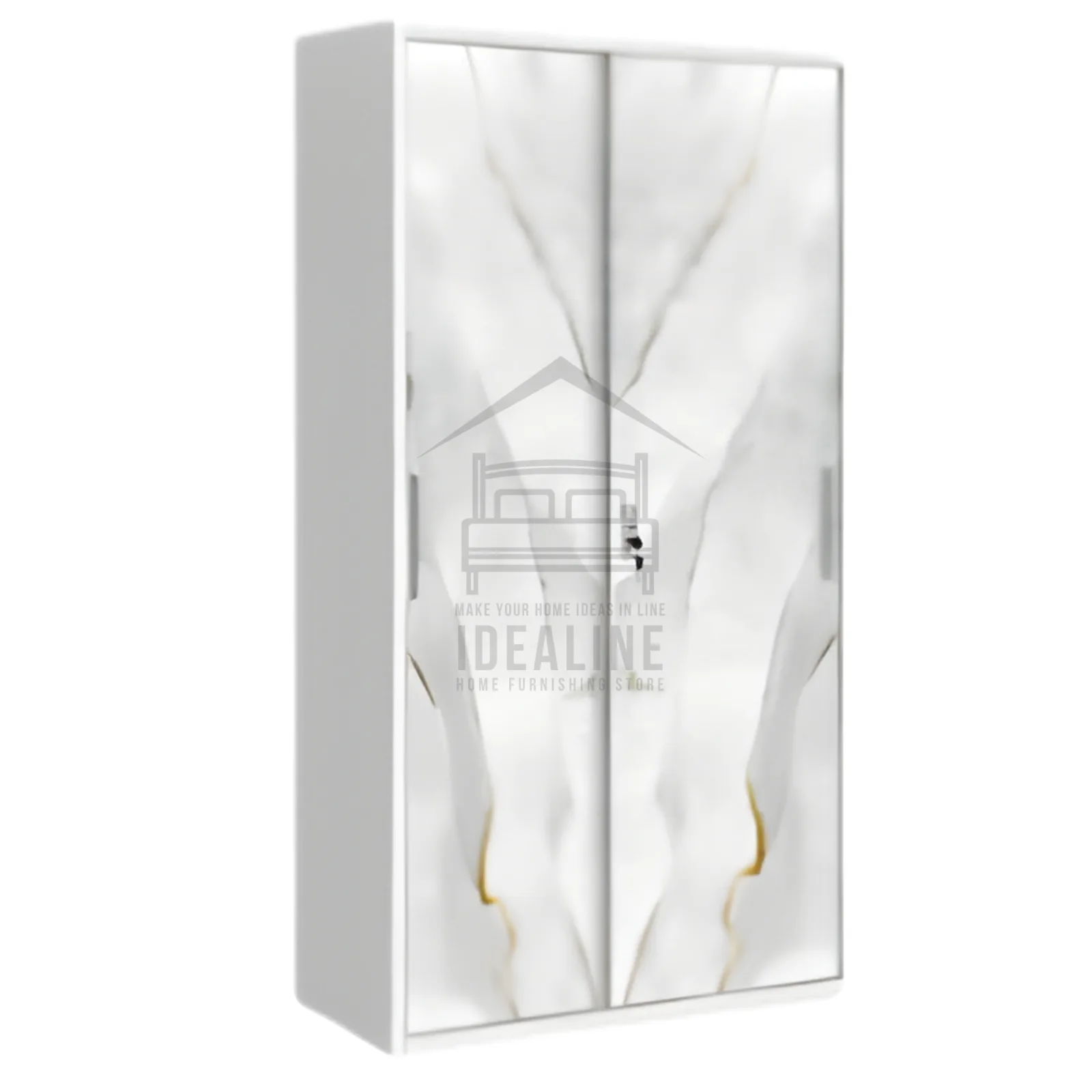2D120-GS-F METAL WARDROBE