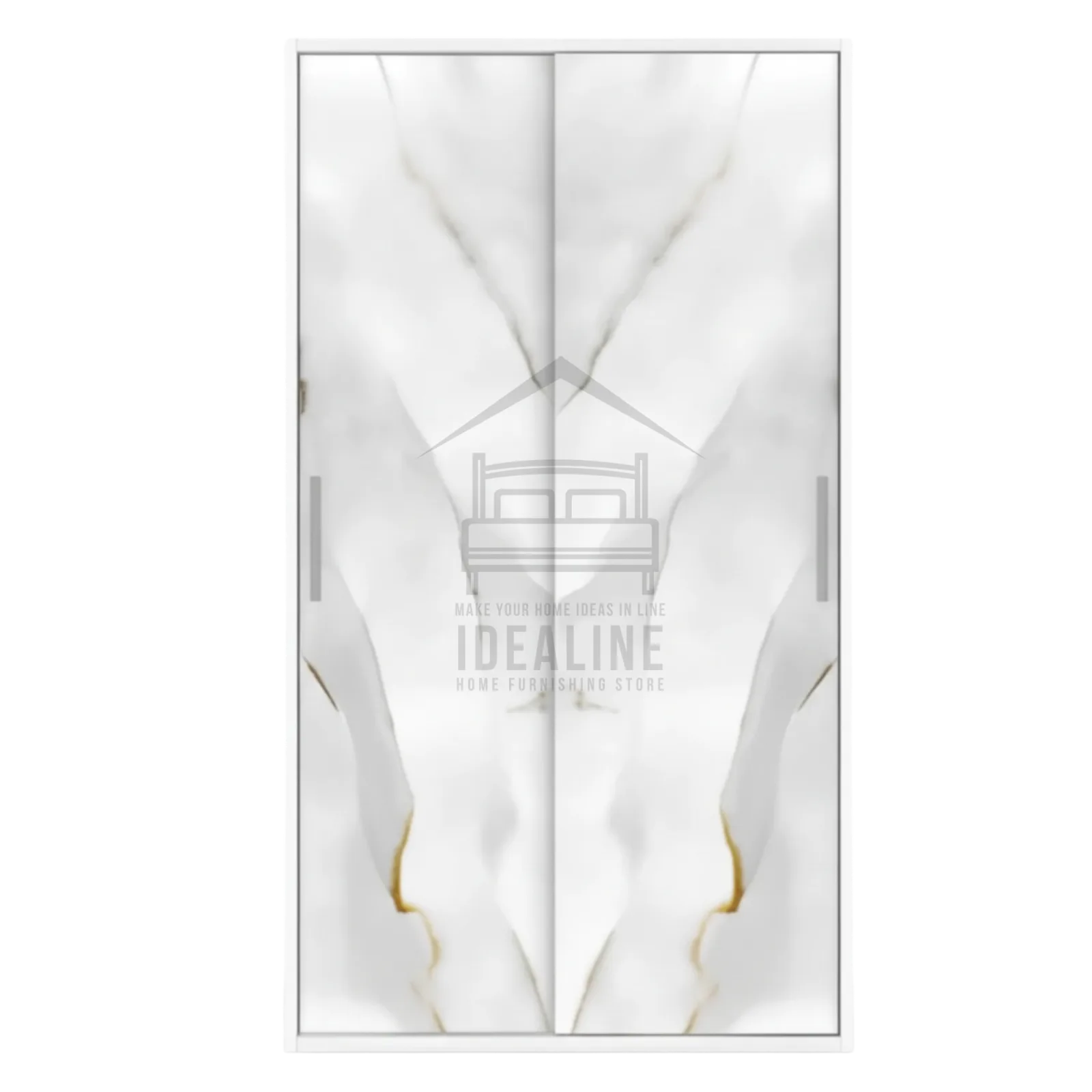2D120-GS-F METAL WARDROBE