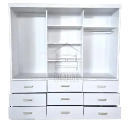 M612 SLIDING WARDROBE BROWN/WHITE