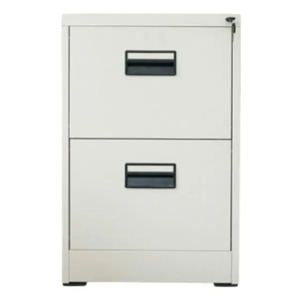 TAI-172 BEIGE VERTICAL 2 DRAWER