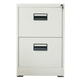 TAI-172 LIGHT GRAY VERTICAL 2 DRAWER