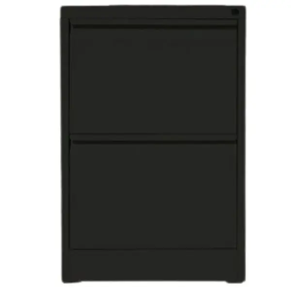 TAI-175 BLACK VERTICAL 2 DRAWER