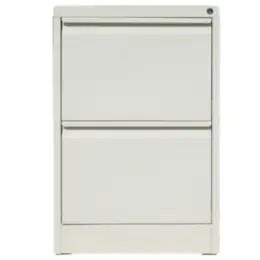 TAI-175 LIGHT GRAY VERTICAL 2 DRAWER