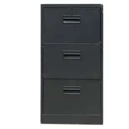 TAI-173 BLACK VERTICAL 3 DRAWER