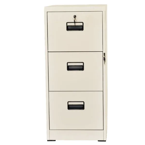 TAI-F00 BEIGE VERTICAL 3 DRAWER
