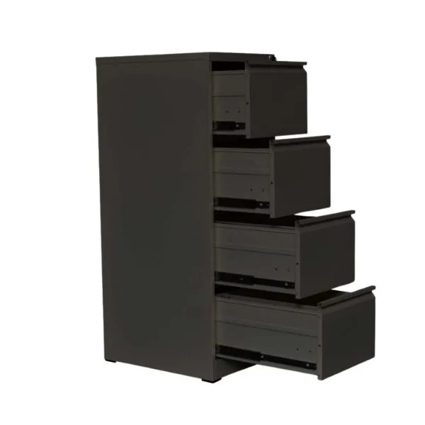 TAI-177 BLACK VERTICAL 4 DRAWER