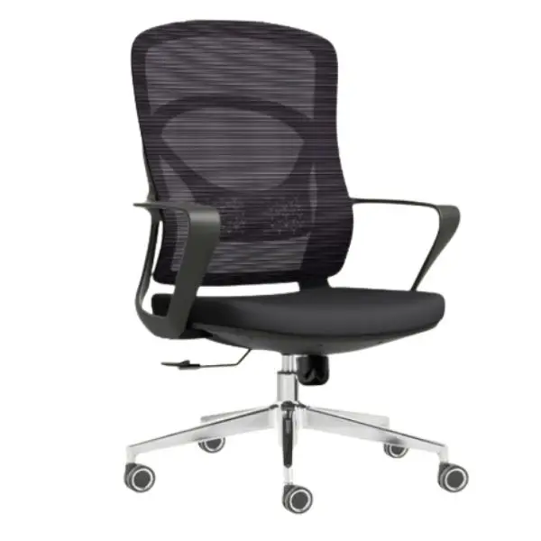 J186B BLACK OFC CHAIR