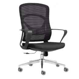 J186B BLACK OFC CHAIR