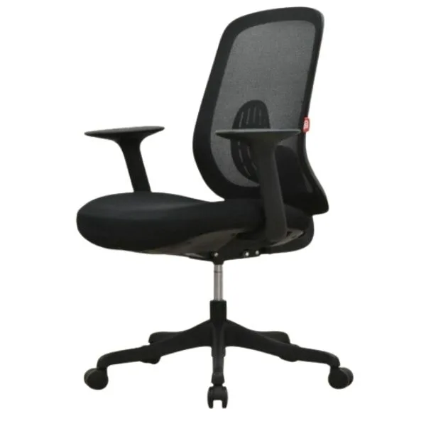 J197B BLACK OFC CHAIR