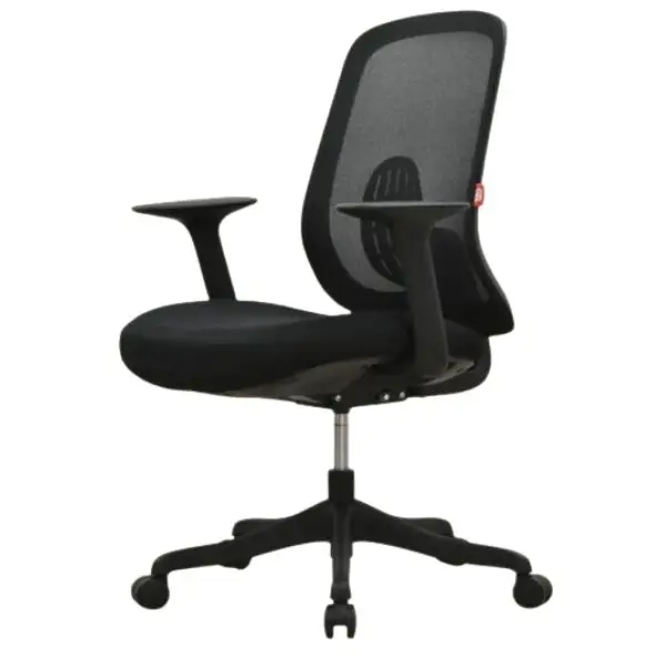 J197B BLACK OFC CHAIR