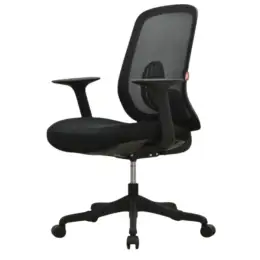 J197B BLACK OFC CHAIR
