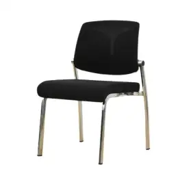 J187C BLACK VISITOR CHAIR