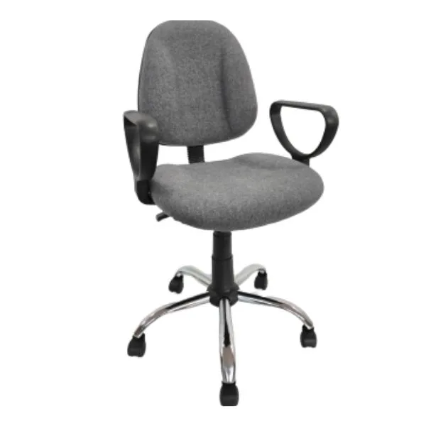 STM1024 GREYFABRIC OFFICE CHAIR