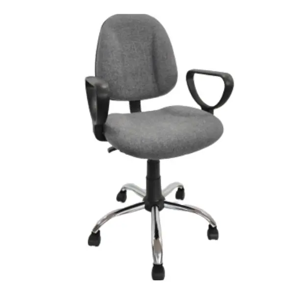 STM1024 GREYFABRIC OFFICE CHAIR