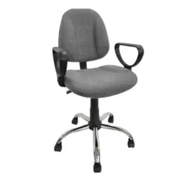 STM1024 GREYFABRIC OFFICE CHAIR