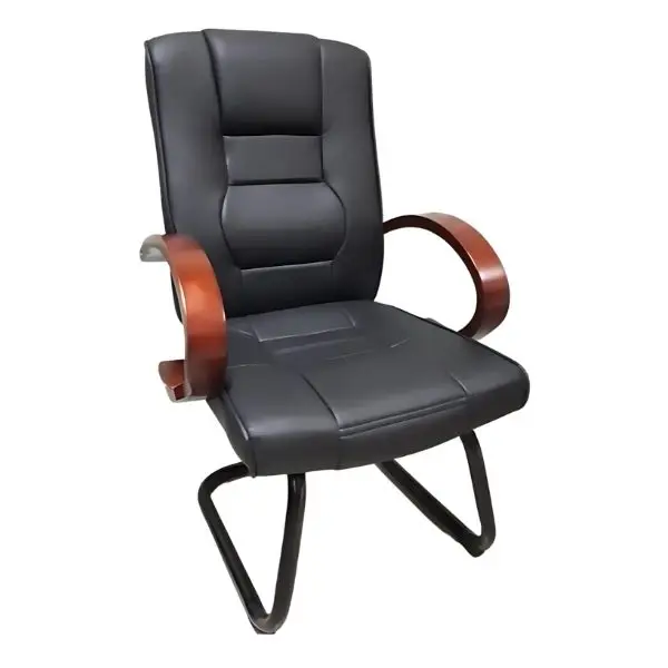 TX-6502CW-BLEATHER VISITORS CHAIR