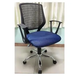 TX-ME022 BLUE MESH OFFICE CHAIR