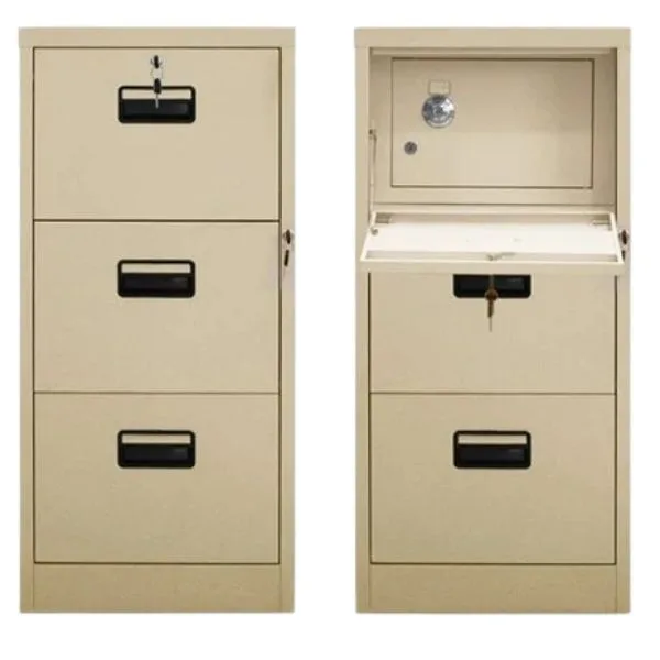FC-D3S BEIGE VERTICAL 3 DRAWER