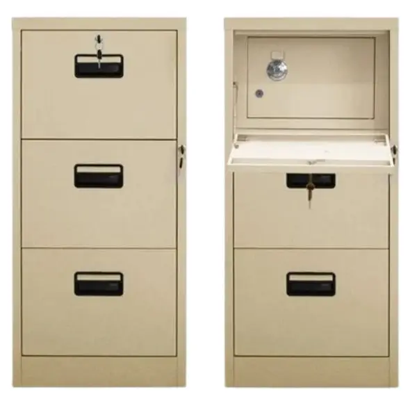 FC-D3S BEIGE VERTICAL 3 DRAWER
