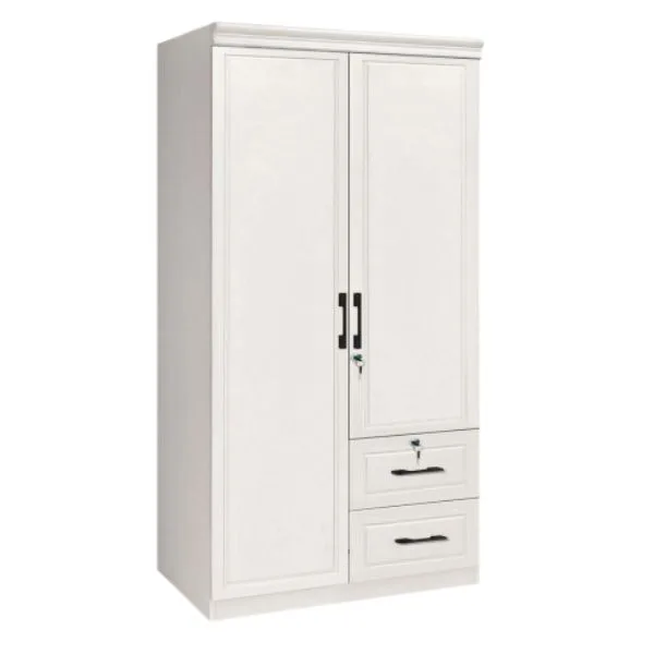 TGV-892 WHITE 2-DOOR WARDROBE