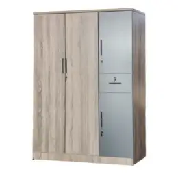 JIT-5053 SYCAMORE-GRAY 3-DOOR WARDROBE
