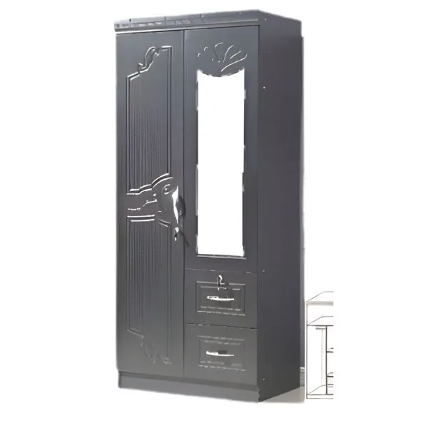 SK-12 WENGE 2-DOOR WARDROBE