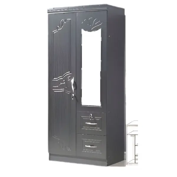 SK-12 WENGE 2-DOOR WARDROBE