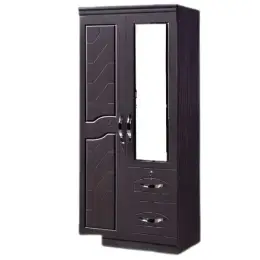 SK-72 GLOSSY WENGE 2-DOOR WARDROBE