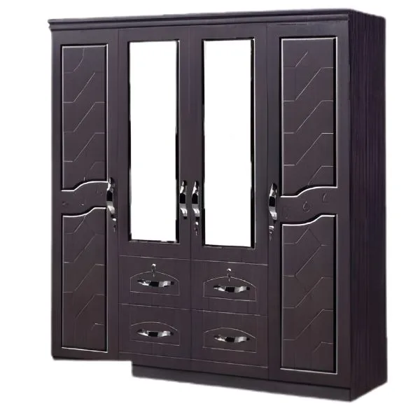 SK-74 GLOSSY WENGE 4-DOOR WARDROBE
