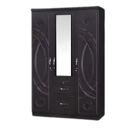 SK-33 WENGE 3-DOOR WARDROBE