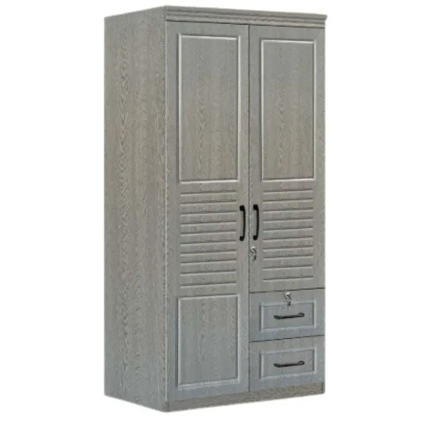 TGV-792 GRAY 2-DOOR WARDROBE