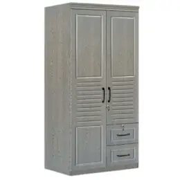 TGV-792 GRAY 2-DOOR WARDROBE