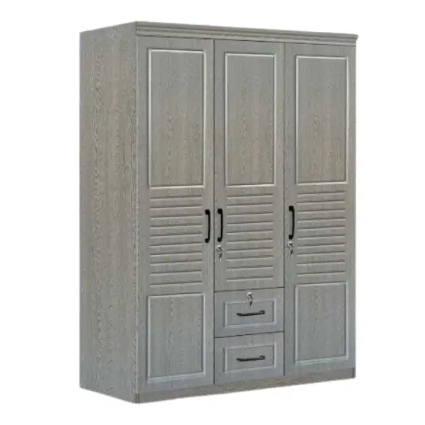 TGV-793 GRAY 3-DOOR WARDROBE