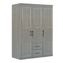 TGV-793 GRAY 3-DOOR WARDROBE