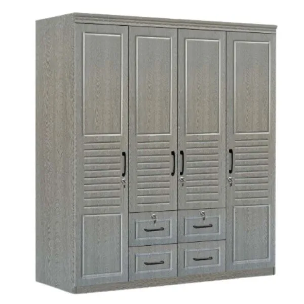 TGV-794 GRAY 4-DOOR WARDROBE